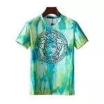 versace t-shirt crew neck cotton medusa vert